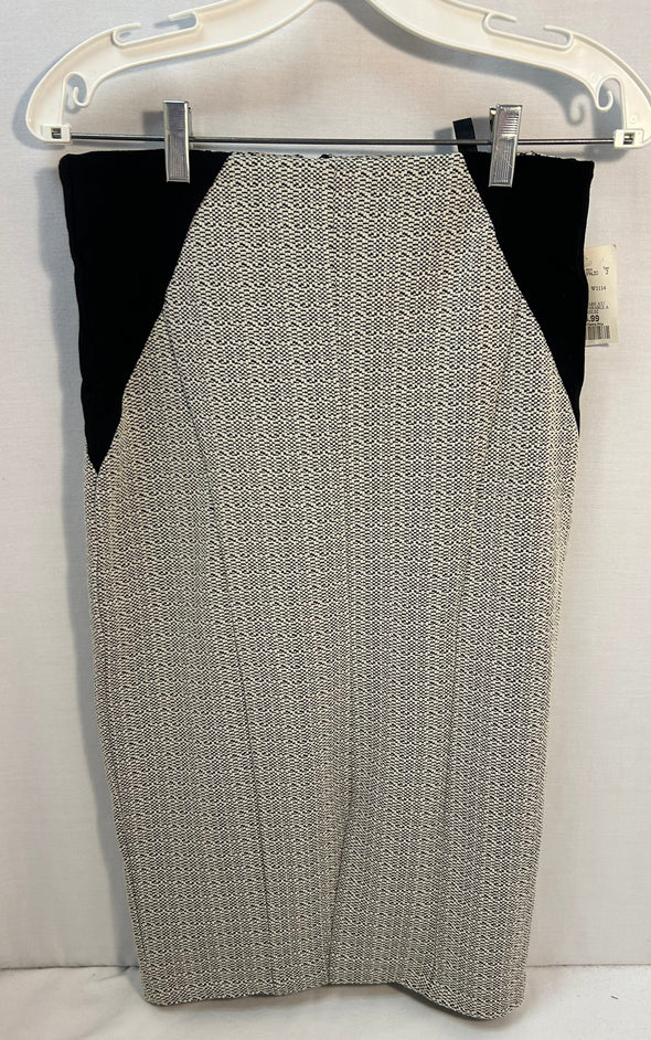 Ladies Midi-Pencil Skirt. Grey/Black Size Small, NEW