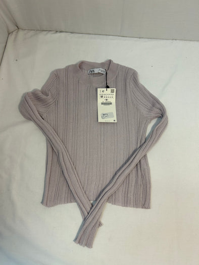 Youth Long Sleeve Sweater, Lilac, Size Medium, NEW