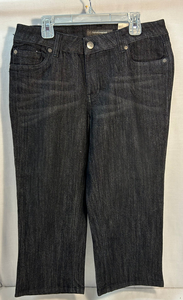 Ladies Capris, Charcoal, Size 6, NEW