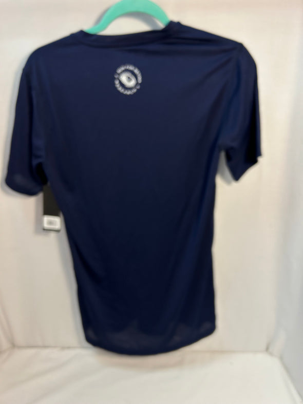 Men's Active Wear T-Shirt, Navy, Size Small, New Balance