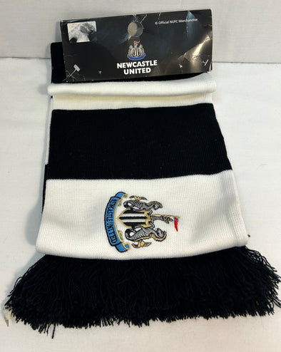 Sport Team Scarf, Size 59" Approx, Black/White