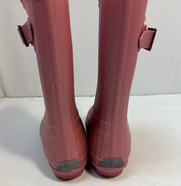Ladies Rain Boots. Pink, Size 7