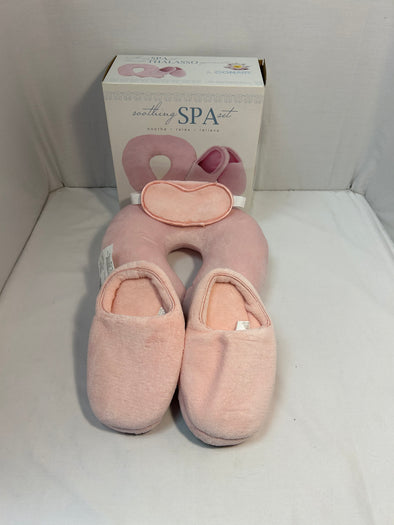 3 Piece Soothing Spa Set, Pink, NEW