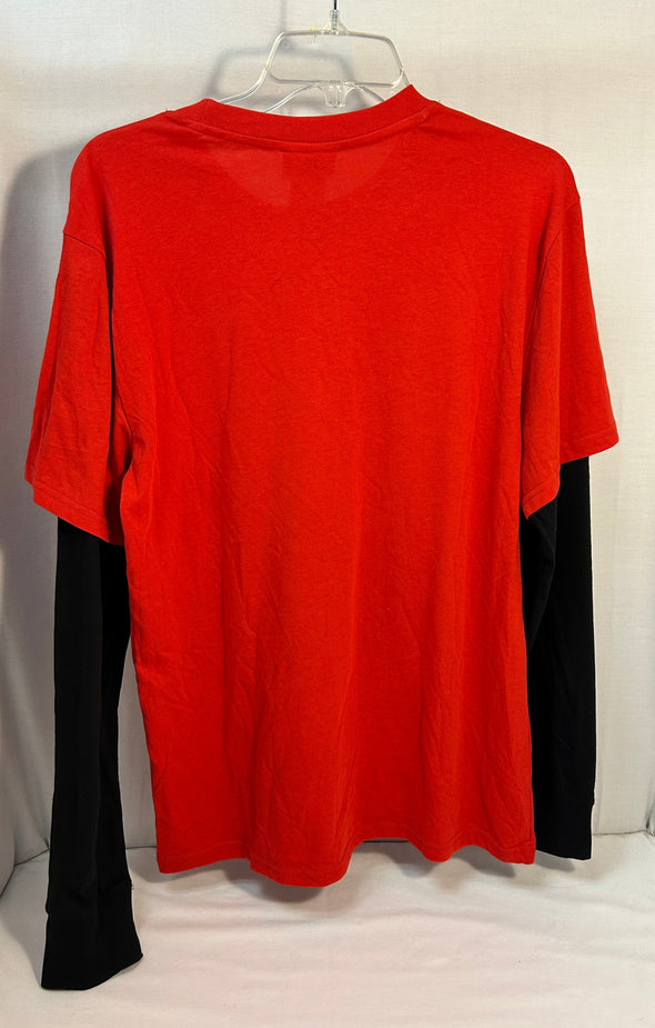 Video Game Character T Shirt, Red/Black/White, Men's Size Medium