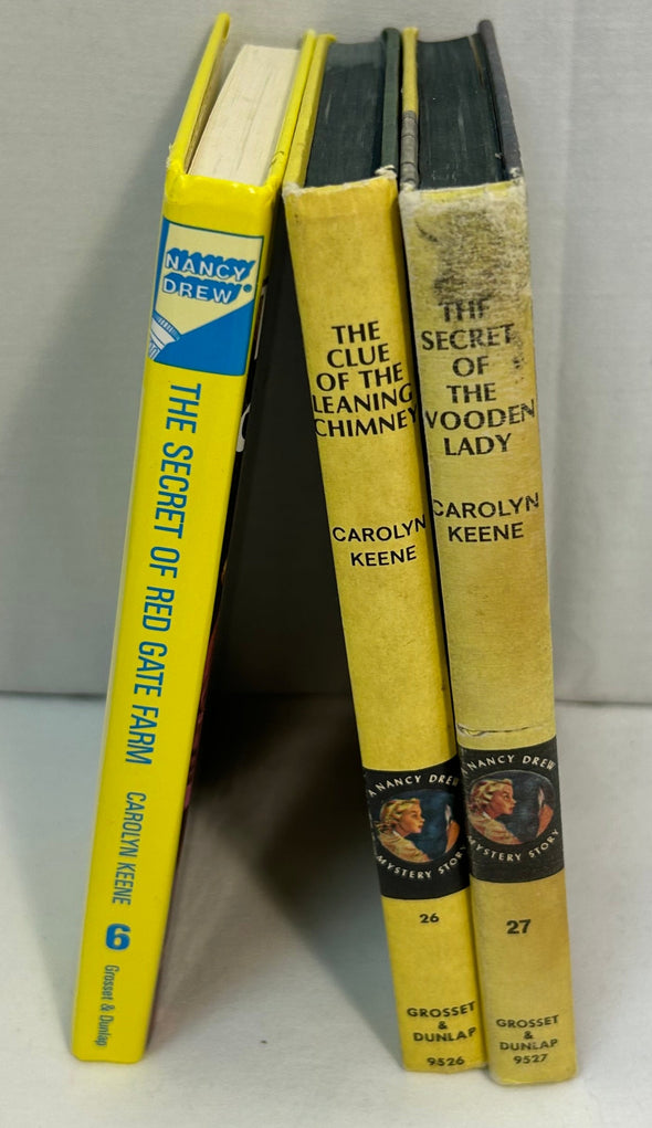 3 Vintage Youth Hardcover Mystery Books, Volumes 6, 26 & 27.