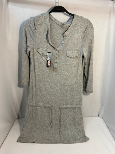 T-Shirt Dress, 3/4 Sleeves, Drop Waist, Size Medium, NEW