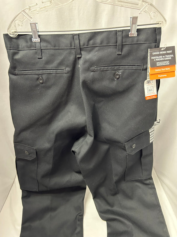 Men's Cargo Pants, Black, Size 34/32, NEW With tags