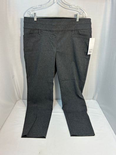 Ladies Tapered Leg Pants, Navy, Size 18