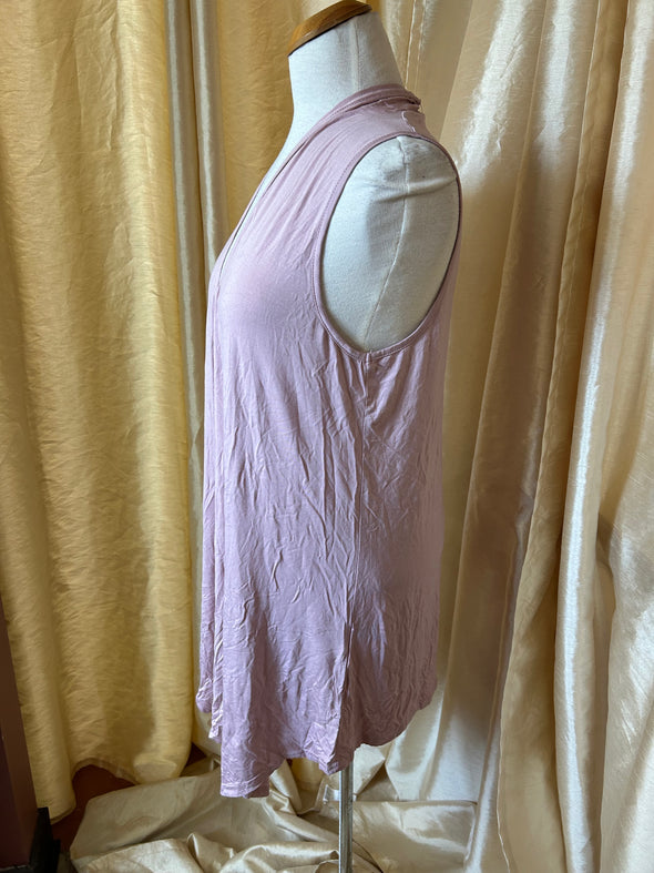 Ladies Sleeveless Top, Mauve, Size XL, Viscose & Spandex, NEW