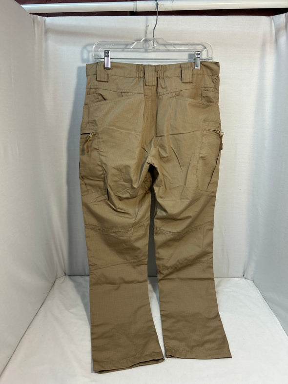 Ladies Cargo Pants, Beige, Size Small, Cotton/Poly Blend, NEW