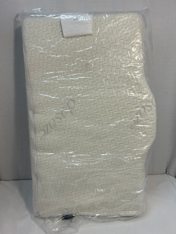 Memory Foam Pillow, White, 24" x 15" NEW