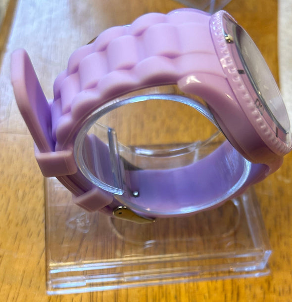 Madison  Silicone Watch, Lilac, NEW