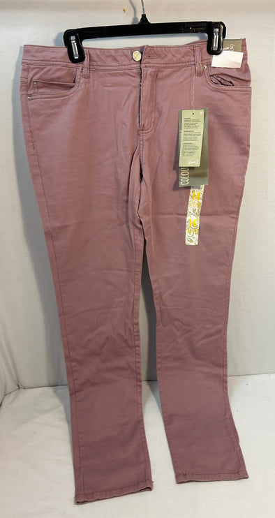 Ladies Skinny Jeans/Stretch Pants, Raspberry, Size 10, NEW