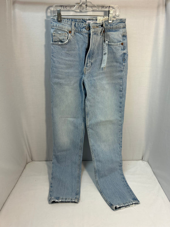 Ladies High Rise Blue Denim Jeans, Size 2, NEW With Tags