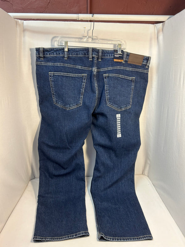 Men's Stonewash Jeans, Navy Denim, 4830, New