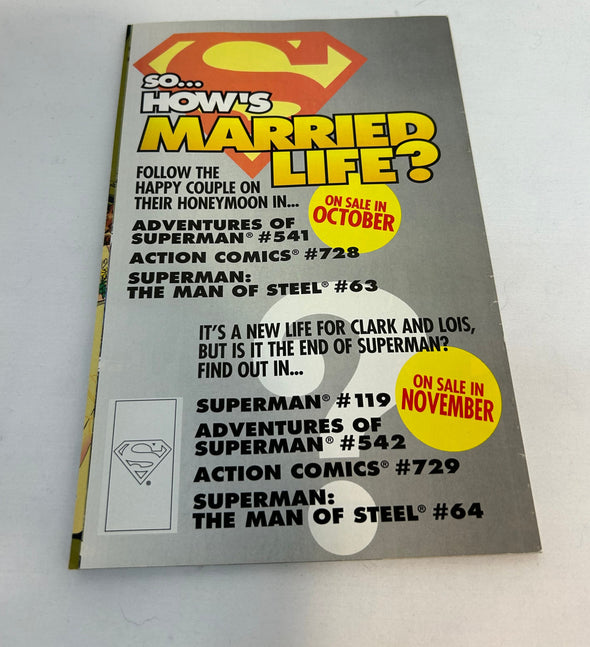 Comic Book, Superman Wedding Edition