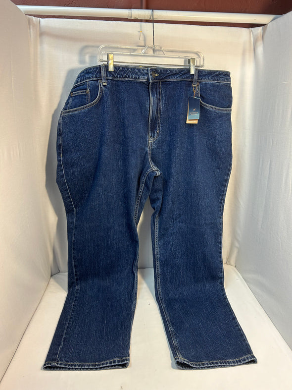 Men's Stonewash Jeans, Navy Denim, 4830, New