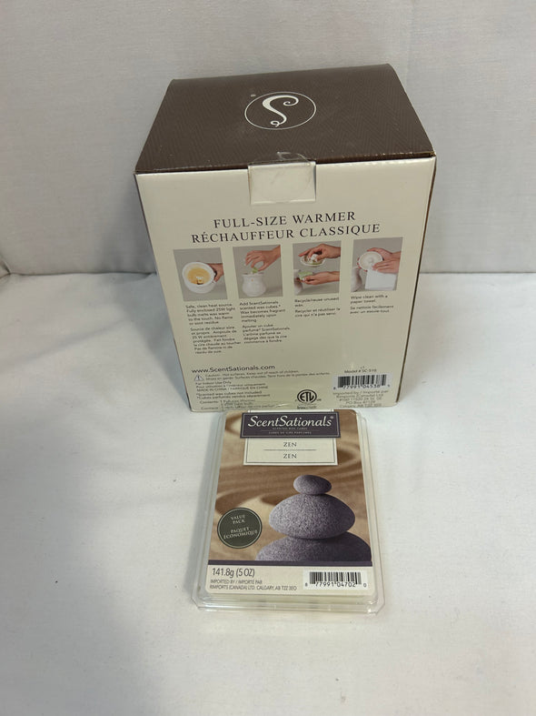 Scent Warmer & Zen Wax, 6" X 5" NEW