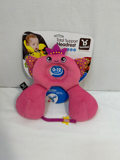 Infant Headrest Support, 0-12 Months, Pink, NEW
