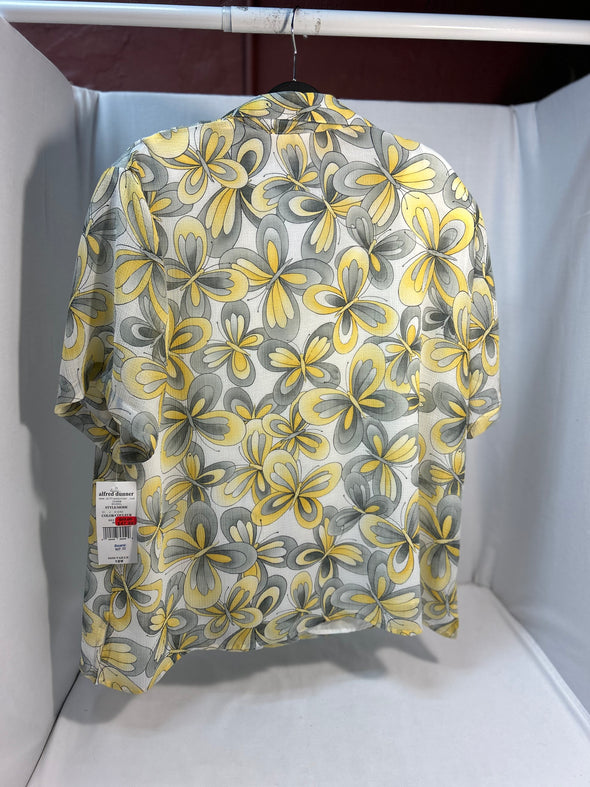 Ladies Butterfly Print Short Sleeve Blouse, Size 18W