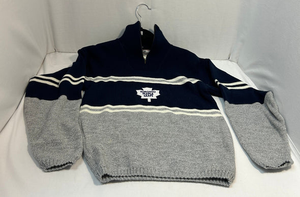 NHL Team Sweater, Blue/White With Logo, Youth Size 16