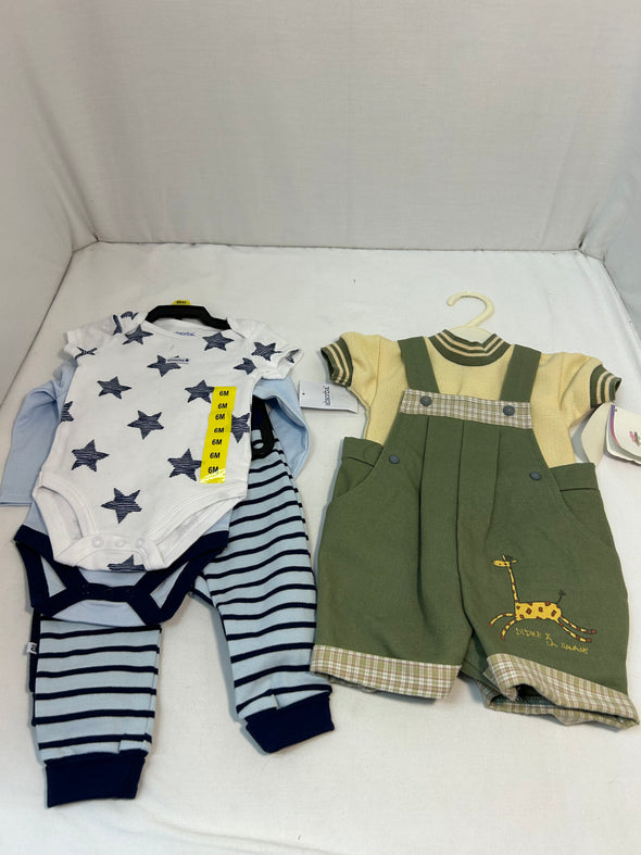 2 Infant Boys Clothing Sets, 6 Months