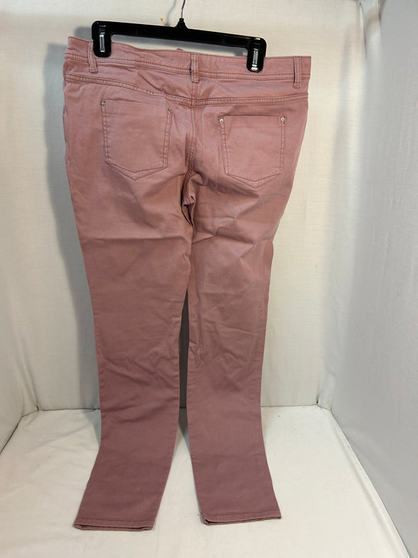 Ladies Skinny Jeans/Stretch Pants, Raspberry, Size 10, NEW