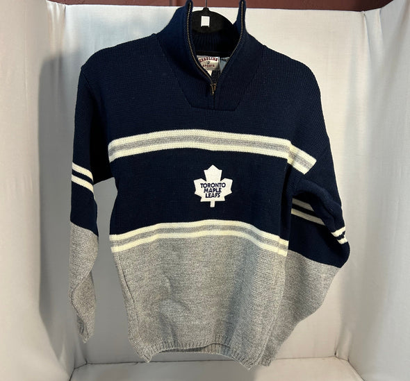 NHL Team Sweater, Blue/White With Logo, Youth Size 16