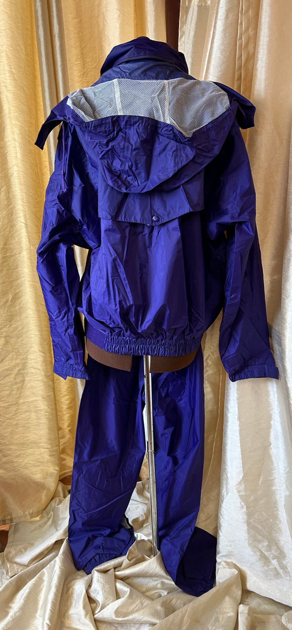 2-Piece Hooded Rain-Suit, Purple, Size XL,