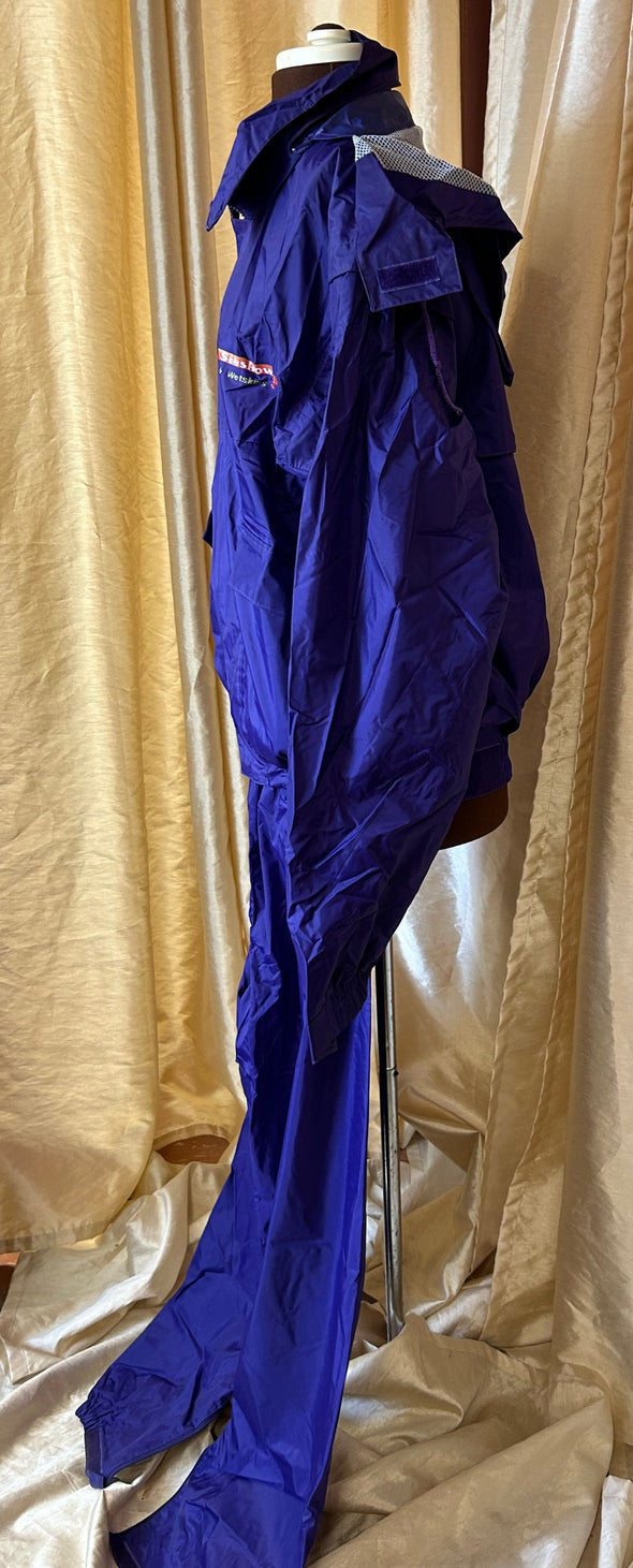 2-Piece Hooded Rain-Suit, Purple, Size XL,