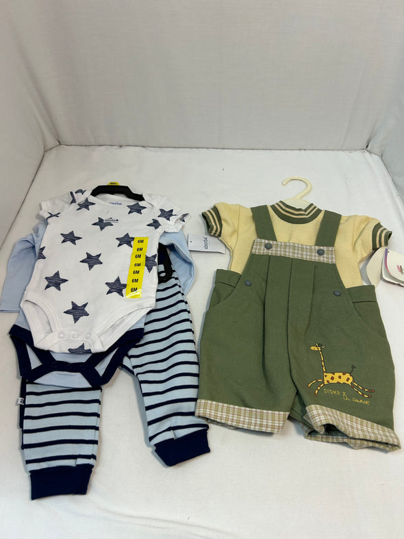 2 Infant Boys Clothing Sets, 6 Months