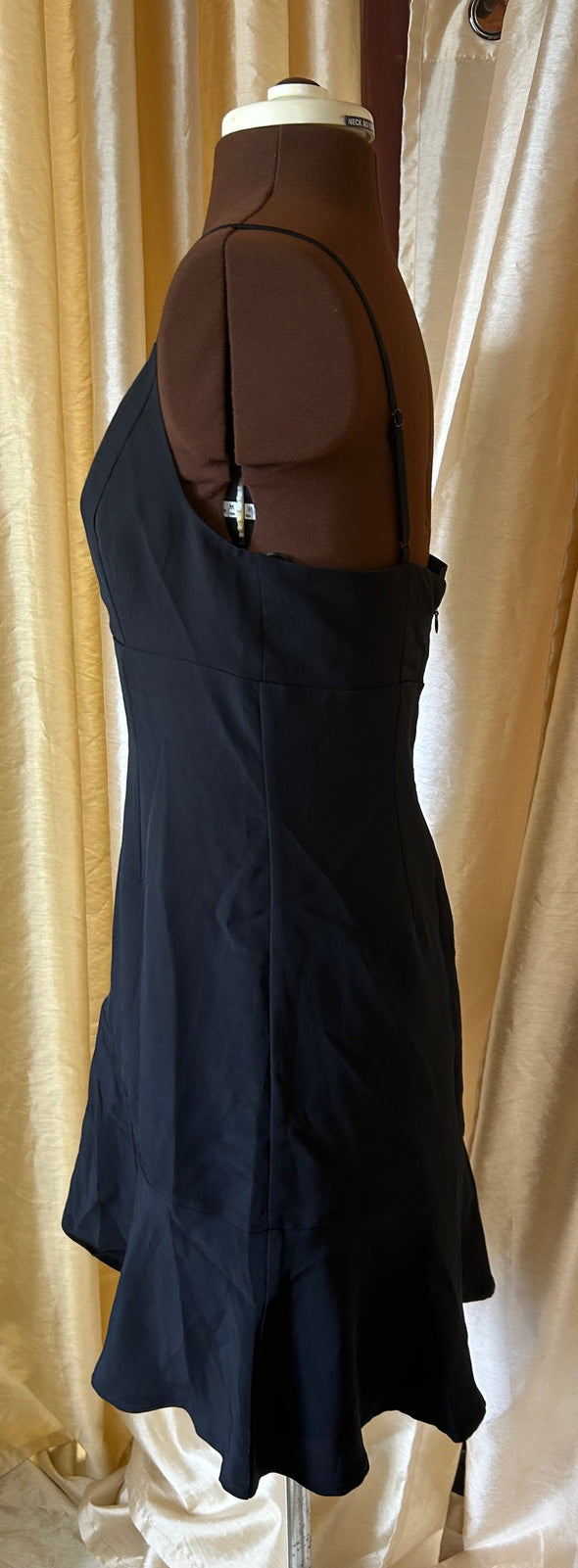 Ladies Slip/Cami Dress, Black, Lined, Medium