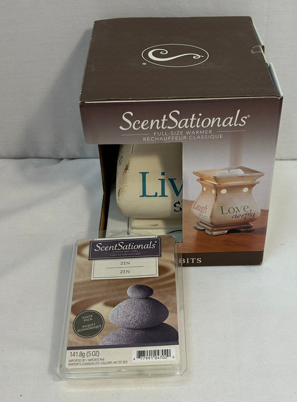 Scent Warmer & Zen Wax, 6" X 5" NEW