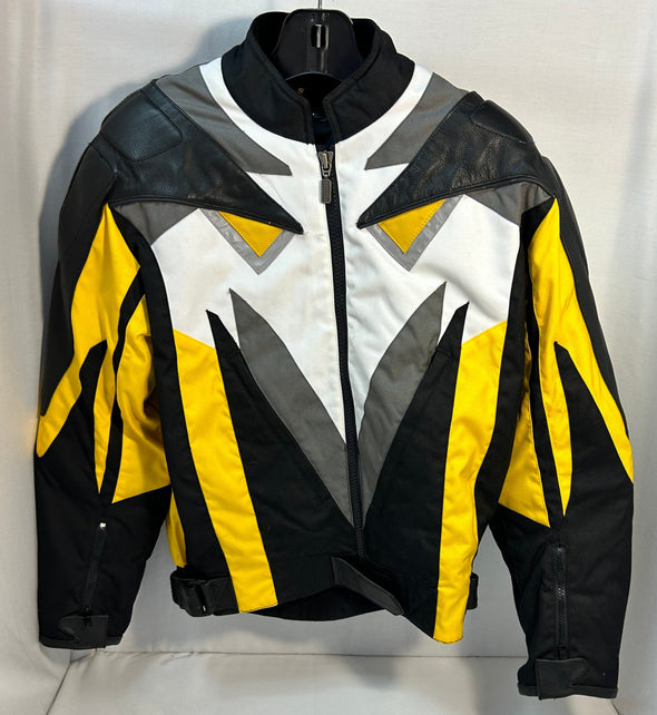 Men's/Women's Biker Motor Cycle Jacket, Size Small,