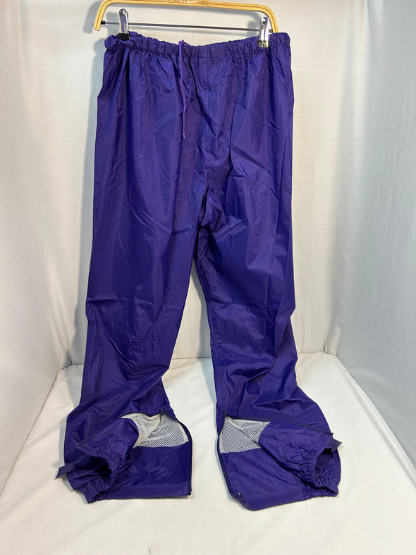 2-Piece Hooded Rain-Suit, Purple, Size XL,