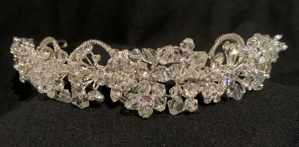 Rhinestone and Crystal Bridal Headpiece