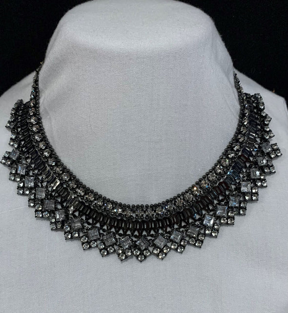 Stella and Dot Rhinestone Collar Necklace