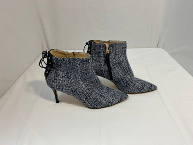 Women’s Boots with Side Zip and 3 inch heels. Size 9