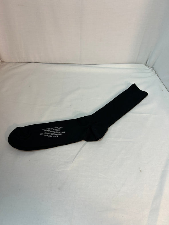 Socks, 6 Pair, Khaki & Black, Long, Wool Blend, Size 9/10 & 11/12 NEW