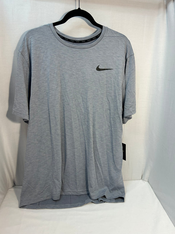 Men's Active Wear Dri Fit Short Sleeve T-Shirt, Grey, XXL