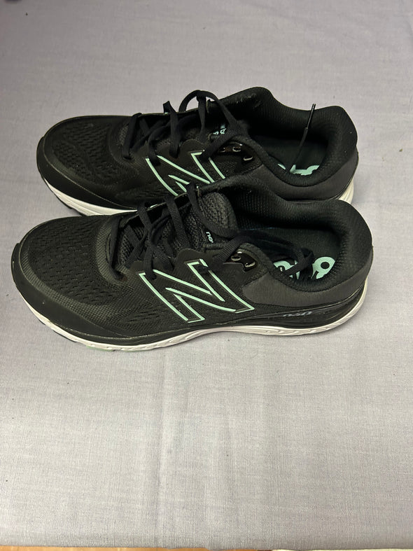 Women's Running Shoes, Black, Size 10