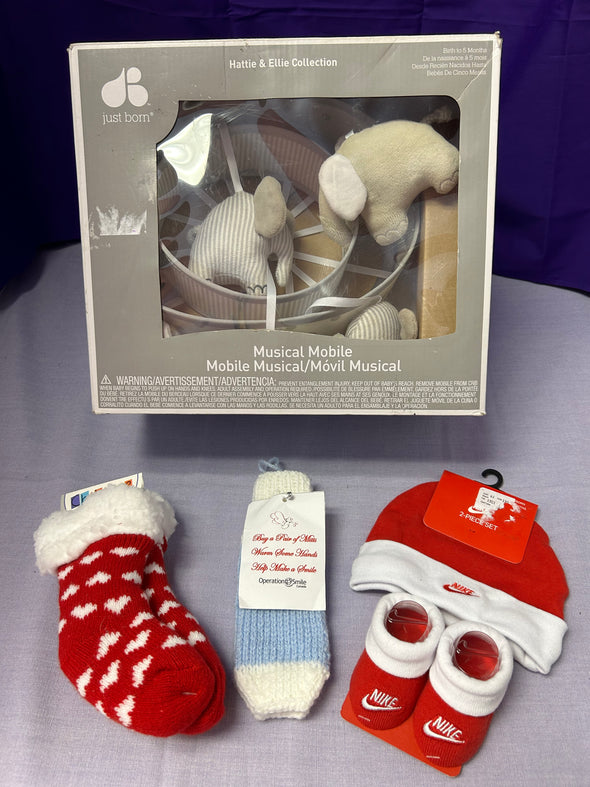 Musical Mobile Layette Set, Plays Brahms Lullaby