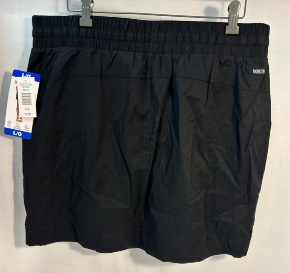 Ladies Active Wear Skort, Black, Size Large, NEW With Tags