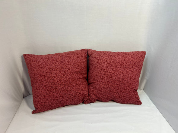 2 Cross Stitch Pillows, 13" x 13"