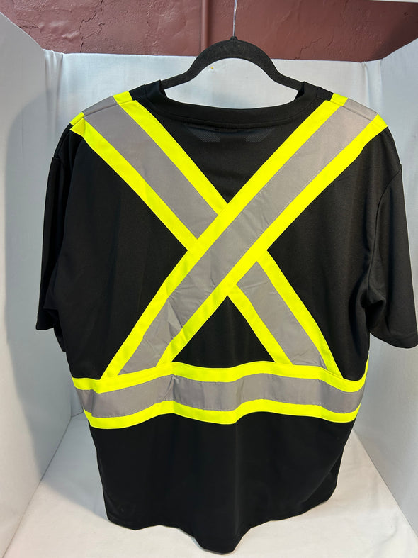 Reflective Safety Shirt, High Visibility Garment, Size XL