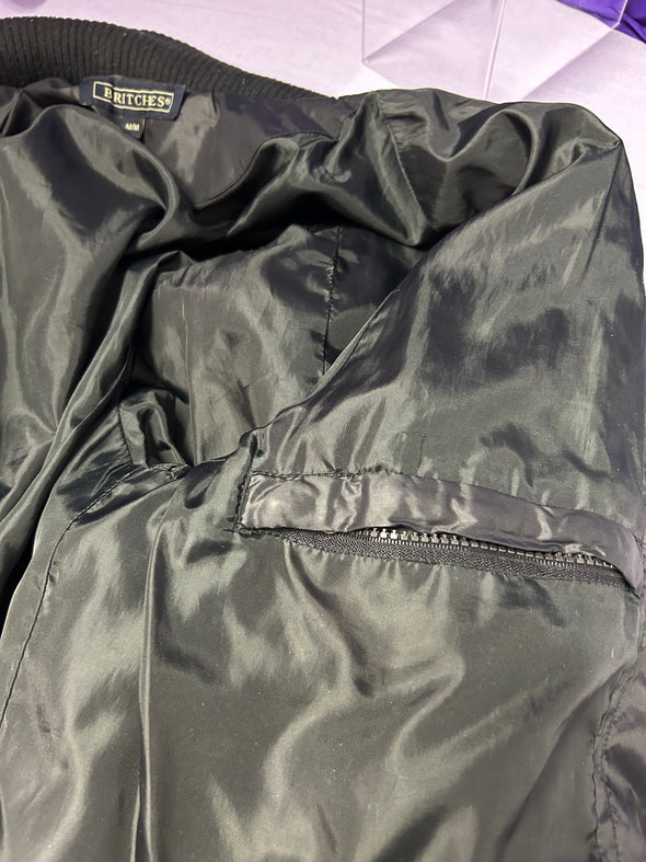 Quilted Ladies Jacket, Black, Size Medium
