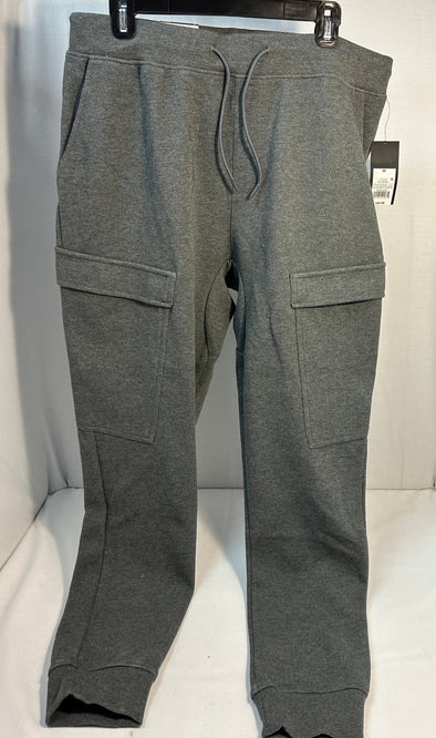 Ladies Jogging Cargo Pants, Grey, Size Medium