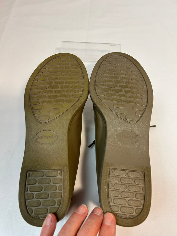 Ladies Ultra Comfortable Walking Shoes, Grey, Size 9W