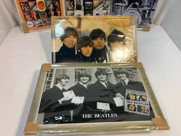 5 Commemorative Sepia Wall Plaques, 8" x 12"