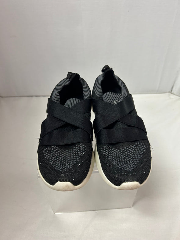 Pull on Running Shoes, Black Size 6